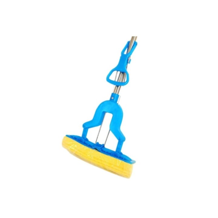 Kendinden Sıkmalı Mikrofiber Mop Kovasız Sıkma Aparatlı Sünger Paspas
