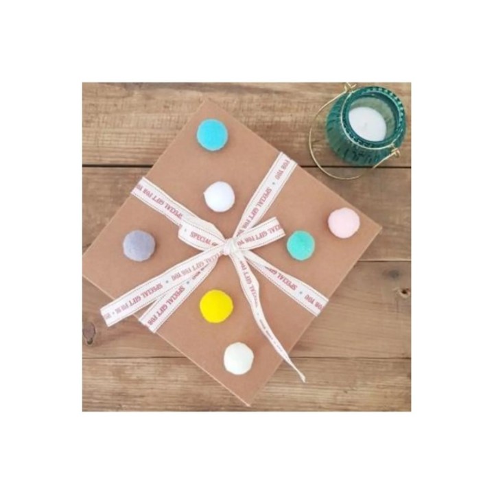 12mm Renkli Karışık Yumuşak Ponpon Peluş 200 Adet