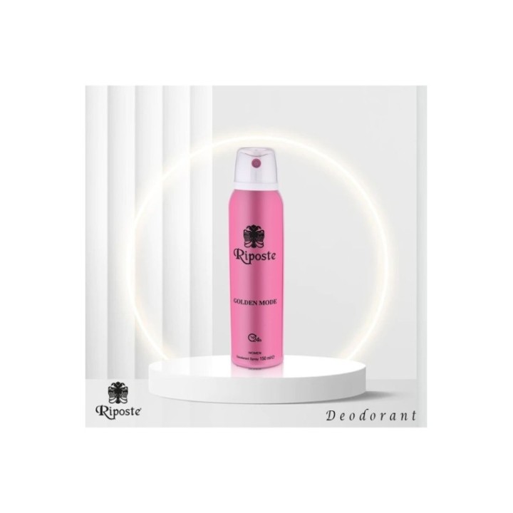 Riposte 24 Saat Etkili Kadın Deodorant - Golden Mode - 150 Ml