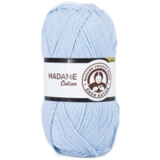 Madame Cotton El Örgü İpi Yünü 100 gr 014 Bebe Mavi