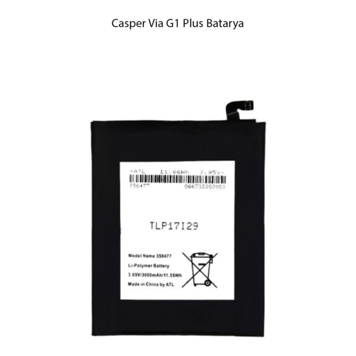 Casper Via G1 Plus Model Telefonla Uyumlu Batarya Pil 3000 Mah