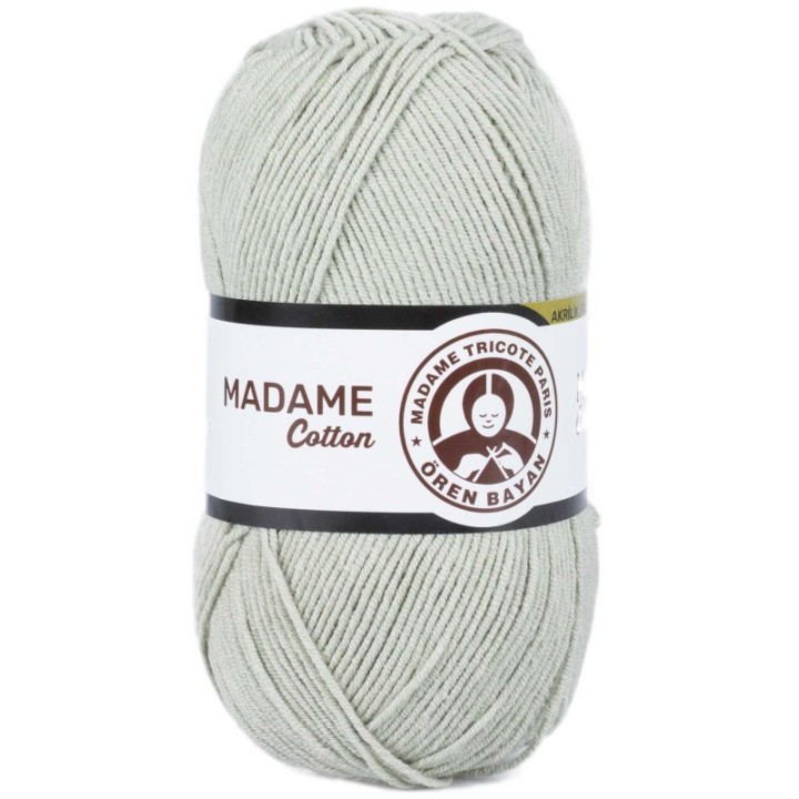 Madame Cotton El Örgü İpi Yünü 100 gr 020 Açık Yeşil
