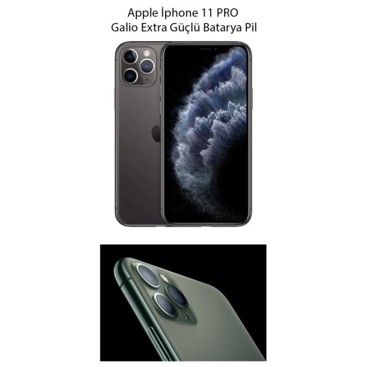 Apple İphone 11 PRO Galio Extra Güçlü Batarya Pil