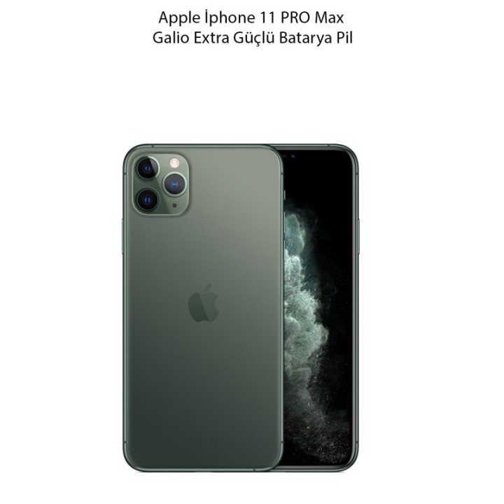 Apple İphone 11 PRO Max Galio Extra Güçlü Batarya Pil