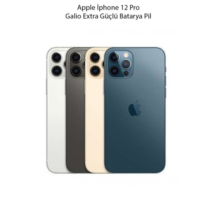Apple İphone 12 Pro Galio Extra Güçlü Batarya Pil