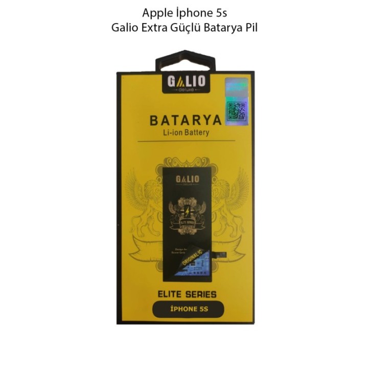 Apple İphone 5S Galio Extra Güçlü Batarya Pil