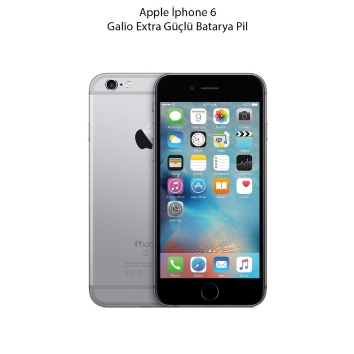 Apple İphone 6 Galio Extra Güçlü Batarya Pil