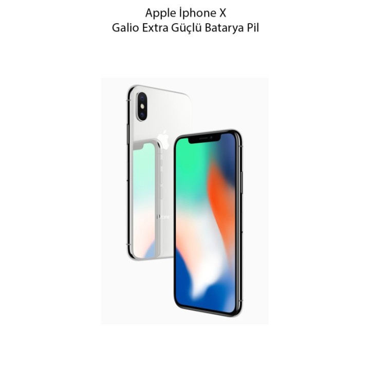Apple İphone X Galio Extra Güçlü Batarya Pil