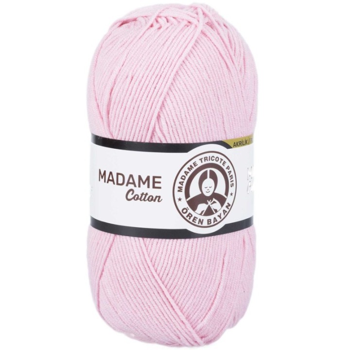 Madame Cotton El Örgü İpi Yünü 100 gr 033 Pembe