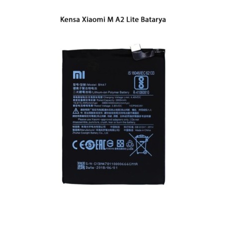 Kensa Xiaomi M A2 Lite Batarya Pil