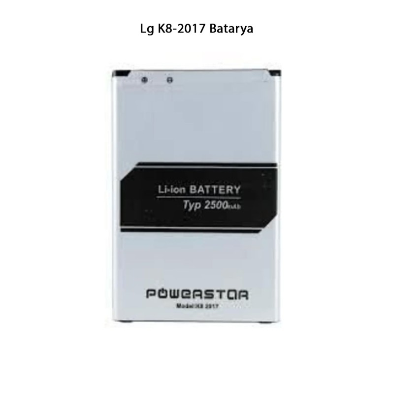 LG K8-2017 Telefonlarla Uyumlu Batarya Pi 2500 mAh