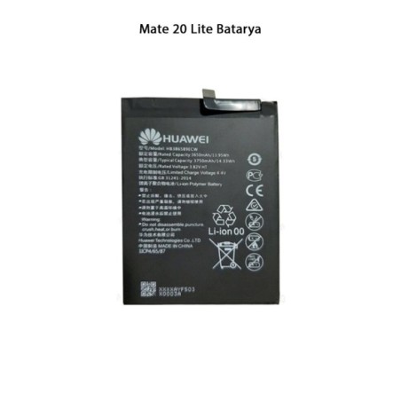 Mate 20 Lite Telefonlarla Uyumlu Batarya Pi 3750 mAh