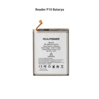 Reeder P10 Telefonlarla Uyumlu Batarya 5000 mAh