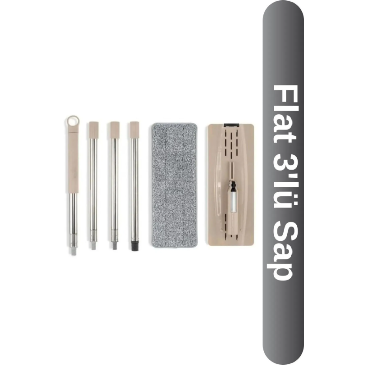 Sillgech Mop Flat 3'lü Sap Set Standart Royaleks-SGMAG261