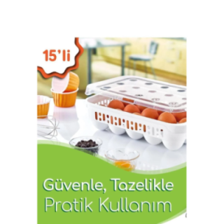 15 Bölmeli Yumurta Kabı Royaleks-AK680