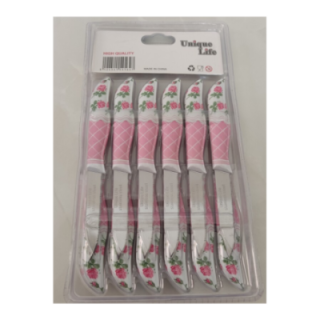 Salkım 12'li Perçimli Meyve Bıçağı Royaleks-69429