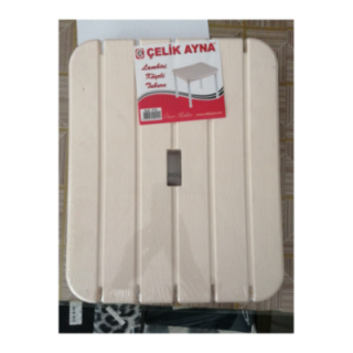 Alüminyum Ayaklı Paslanmaz Lambiri Köşeli Tabure Royaleks-910