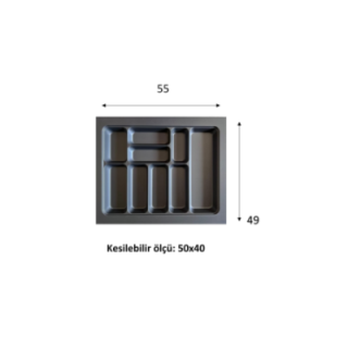 55x49 Eco Lüks Modüler Kaşıklık Royaleks-20354