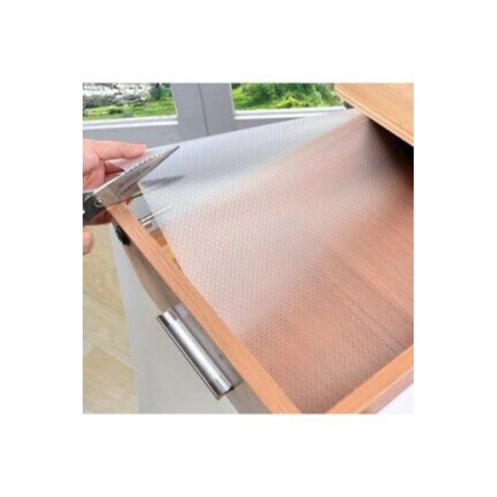 Sermat Sılver Eva Shelf Liner Şeffaf Kaydırmaz Raf Dolap Ve Çekmece Ör