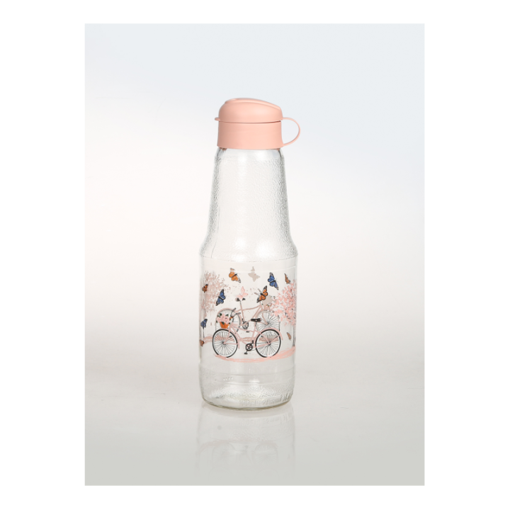 Bisiklet Desenli Meyve Suyu Şişesi 1000 Cc Royaleks-BMS1000