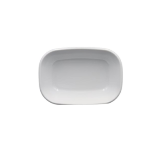 17 Cm Melamin Kare Kayı Tabak Royaleks-054