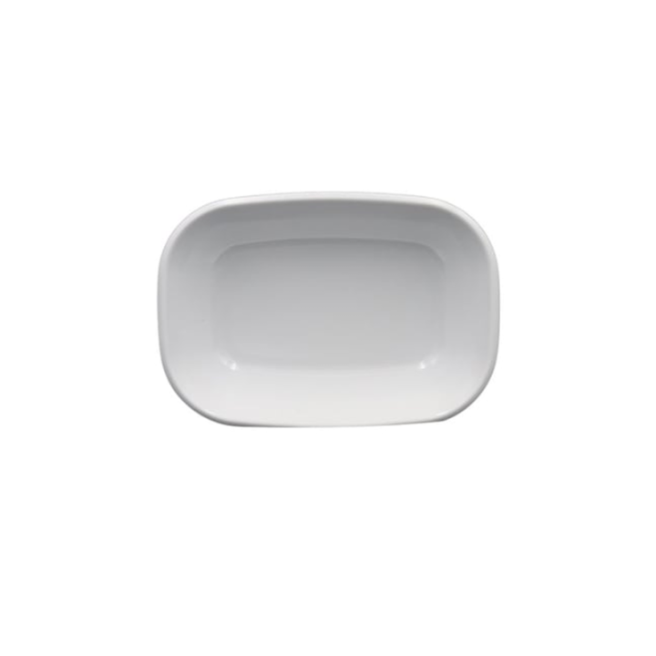 17 Cm Melamin Kare Kayı Tabak Royaleks-054