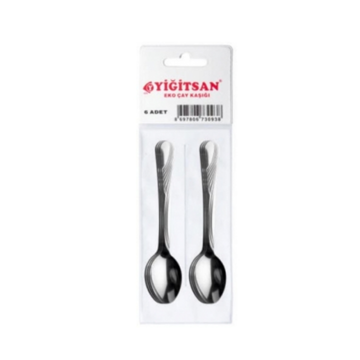 Eko 6'lı Kare Çay Kaşığı Royaleks-69034