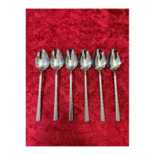 6'lı Lüx Hasır Tatlı Kaşığı Royaleks-69023