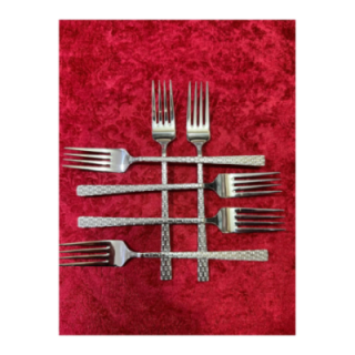 6'lı Lüx Hasır Yemek Çatalı Royaleks-69022