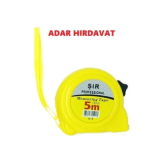 Şerit Metre Sarı Siyah Profesyonel 3x19Mm Royaleks-ÖZŞ-8879