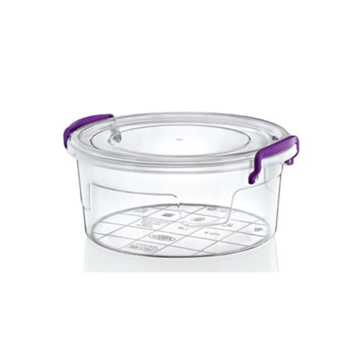 1No Yuvarlak 0,60 Lt. Saklama Kabı Royaleks-ÇNK2002