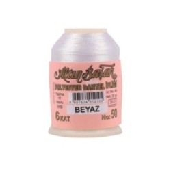 Altınbaşak Oya ve Dantel İpi 20 gr - Royaleks - No: BEYAZ