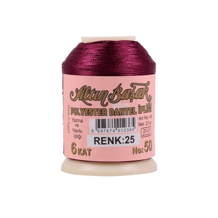 Altınbaşak Oya ve Dantel İpi 20 gr - Royaleks - No: 025