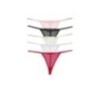 5 Adet Önü Dantelli Kadın İp Tanga String İpkini
