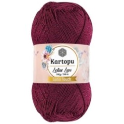 Lotus Lux Bikini Büstiyer Bluz Simli Örgü İpi K747 Vişne