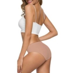 2 Adet Kadın Dikişsiz Lazer Kesim Esnek İz yapmayan Külot S6