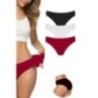 3 Adet Kadın Dikişsiz Lazer Kesim Esnek İz yapmayan Külot S5