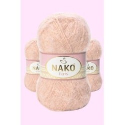 3 Adet Paris El Örgü ipi Yünü Pudra 10390