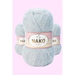 3 Adet Paris El Örgü ipi Yünü Açık Gri 10914