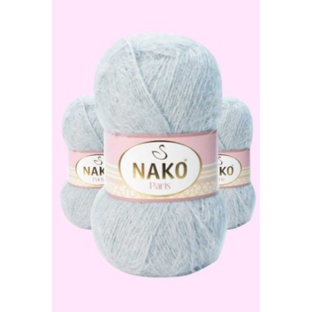 3 Adet Paris El Örgü ipi Yünü Açık Gri 10914