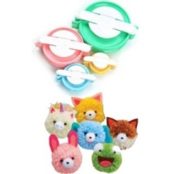 Ponpon Makinası 4'lü Set Ponponmatik 4 Farklı Boy
