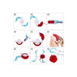 Ponpon Makinası 4'lü Set Ponponmatik 4 Farklı Boy