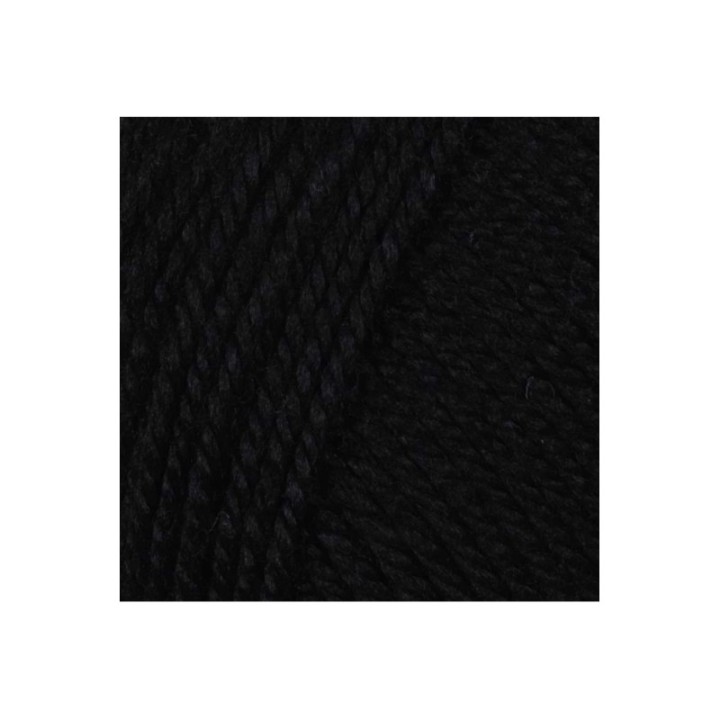 5 Adet Dora El Örgü İpi Yünü 100 gr 999 Siyah