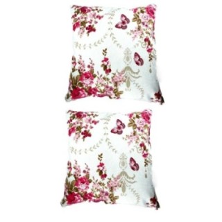 2 Adet Dekoratif Desenli Yıkanabilir Salon Minder Kılıfı 40 x 40 cm D5