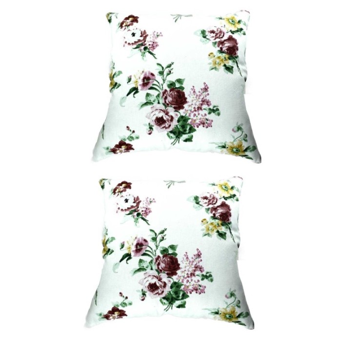 2 Adet Dekoratif Desenli Yıkanabilir Salon Minder Kılıfı 40 x 40 cm D8