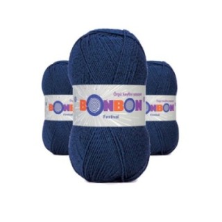 3 Adet Festival Simli Örgü İpi Yünü Renk No:488