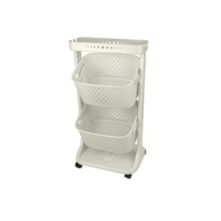 Kat Kat Sepet Sebzelik Organizer Tekerlekli Mutfak Sepeti