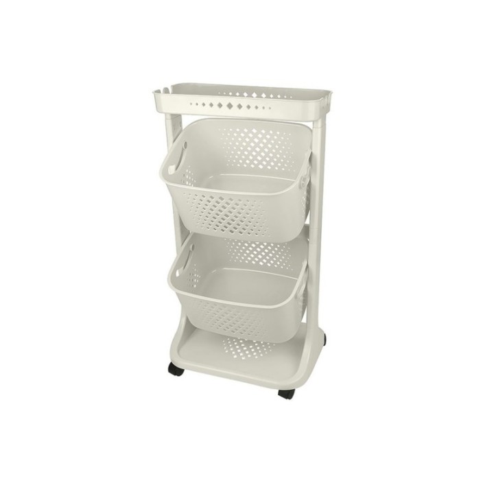 Kat Kat Sepet Sebzelik Organizer Tekerlekli Mutfak Sepeti