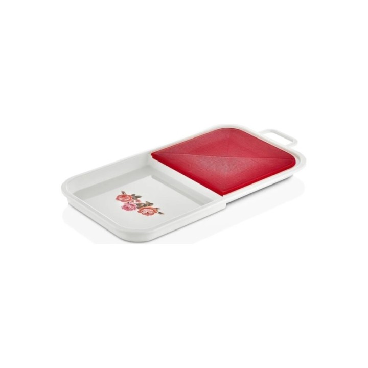 Sempatik Kesme Tahtası Gül Desenli